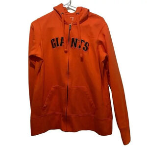 Antigua MLB Team Apparel San Francisco Giants Orange Jacket Size XL